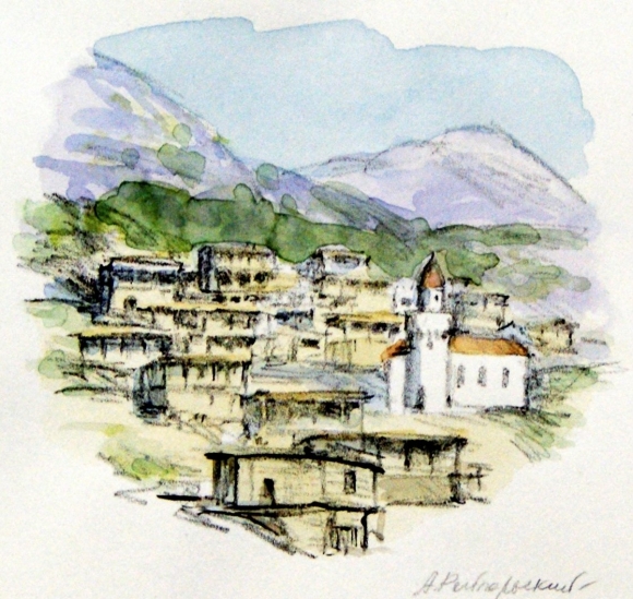 Сакля горца Дагестана