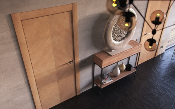 Дверь межкомная Loft шпон