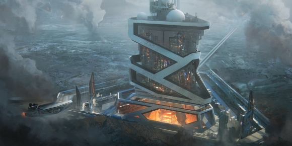 Sci Fi город футуризм