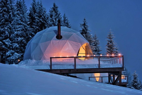 Швейцария отель Whitepod