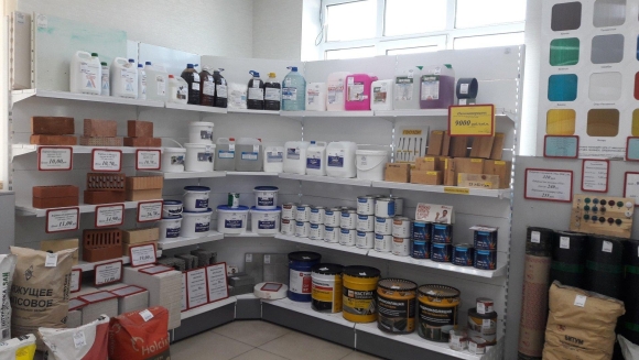 Ассортимент строительного магазина