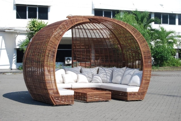 Беседки из искусственного ротанга