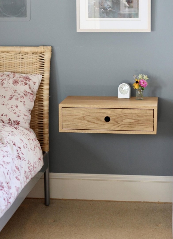 Прикроватная тумба Cortez Charcoal Floating Nightstand