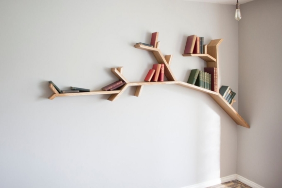 Оригинальные книжные полки