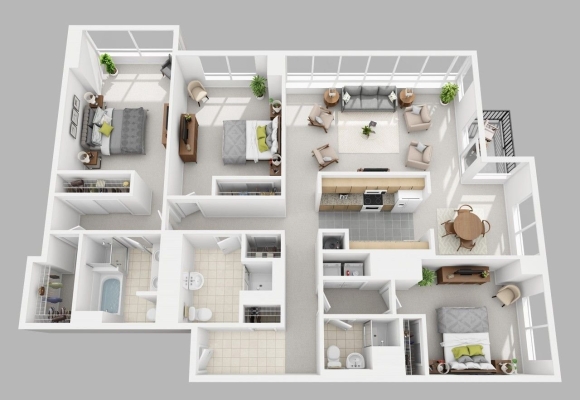 Floorplan d проекты