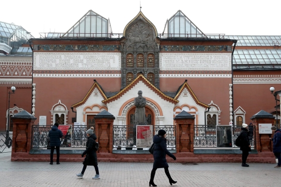Виктор Васнецов фасад Третьяковской галереи