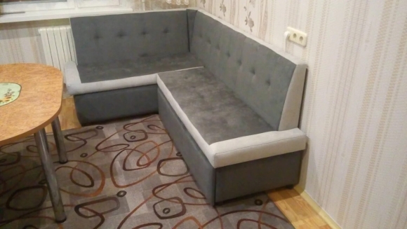 Кухонные маленькие угловые диванчики