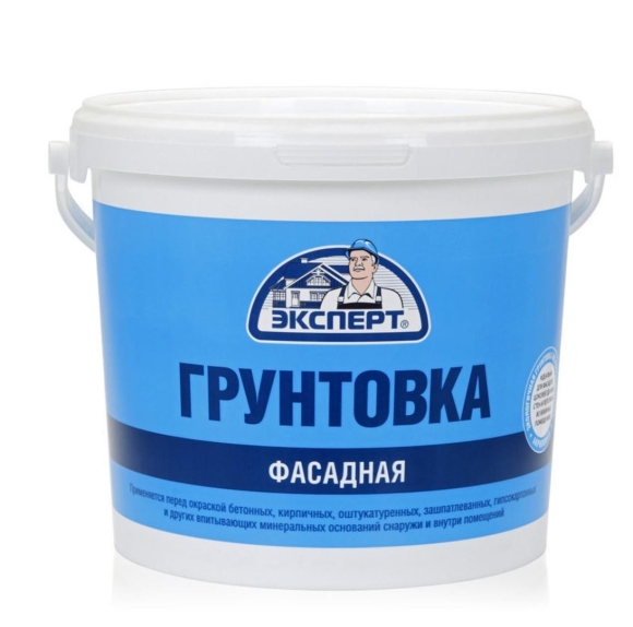 Грунтовка фасад дом