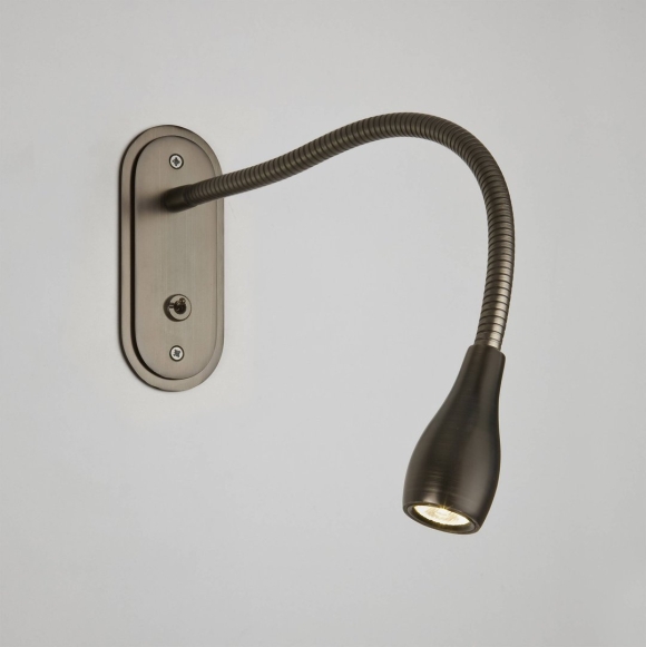 Бра Gooseneck pelle Wall Lamp
