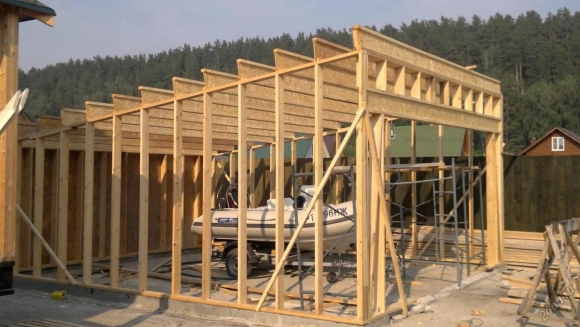 Каркас Ангара из двутавровых балок