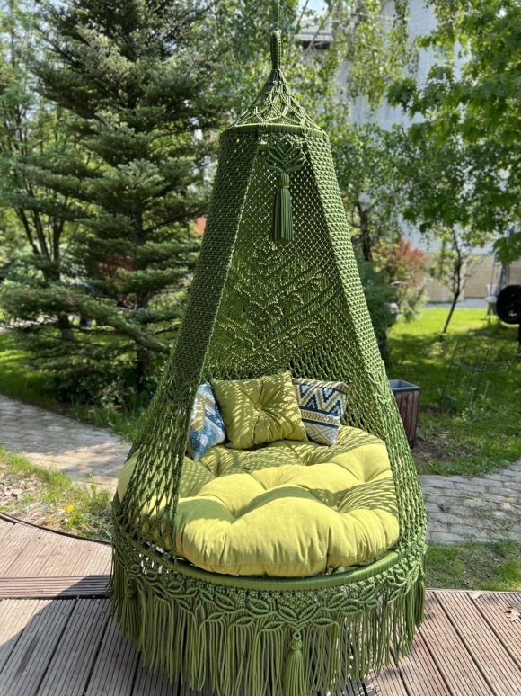 Подвесные качели шатер