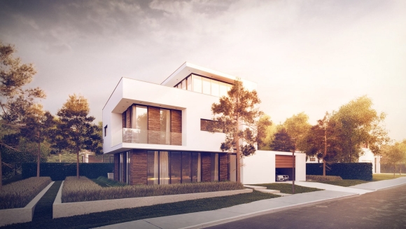 ARCHICAD vizualizatsiya экстерьер