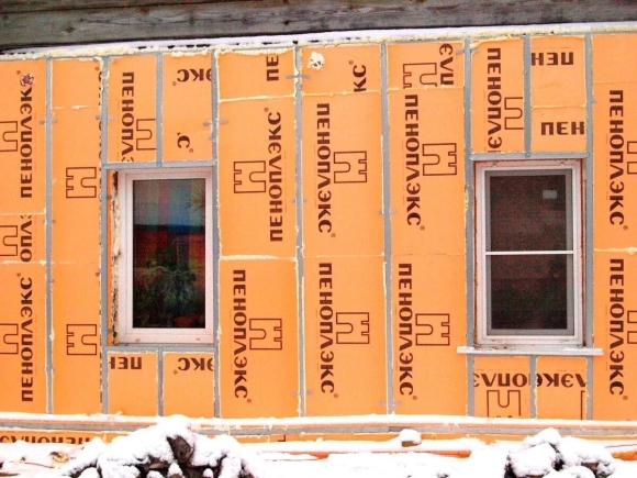 Пеноплекс в наружных стенах