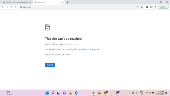 Dns_probe_finished_nxdomain перезагрузить