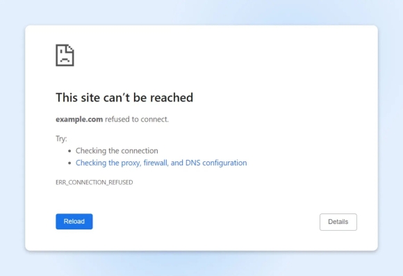 Err connection