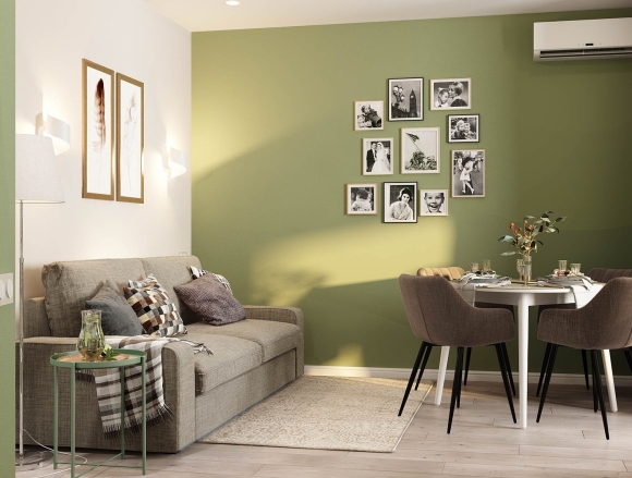 Палитра Dulux оливковый