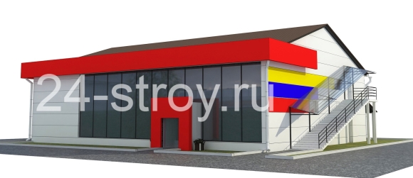 Магазин из металлоконструкций