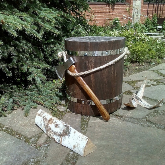 Колода дубовая для колки дров