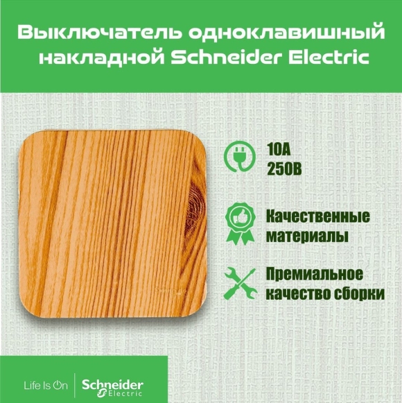 Накладной выключатель Schneider