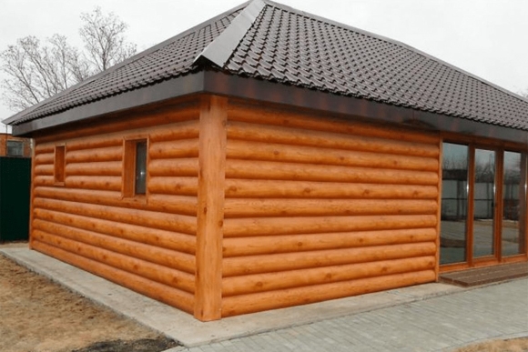 Металлосайдинг блокхаус