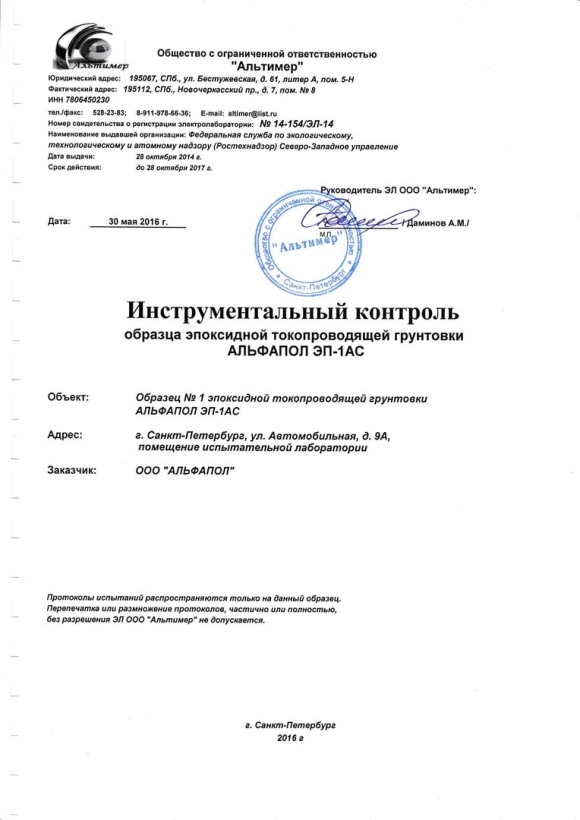 АЛЬФАПОЛ ки сертификат соответствия