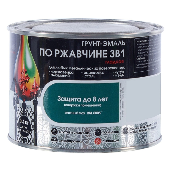 Краска Dali для металла по ржавчине