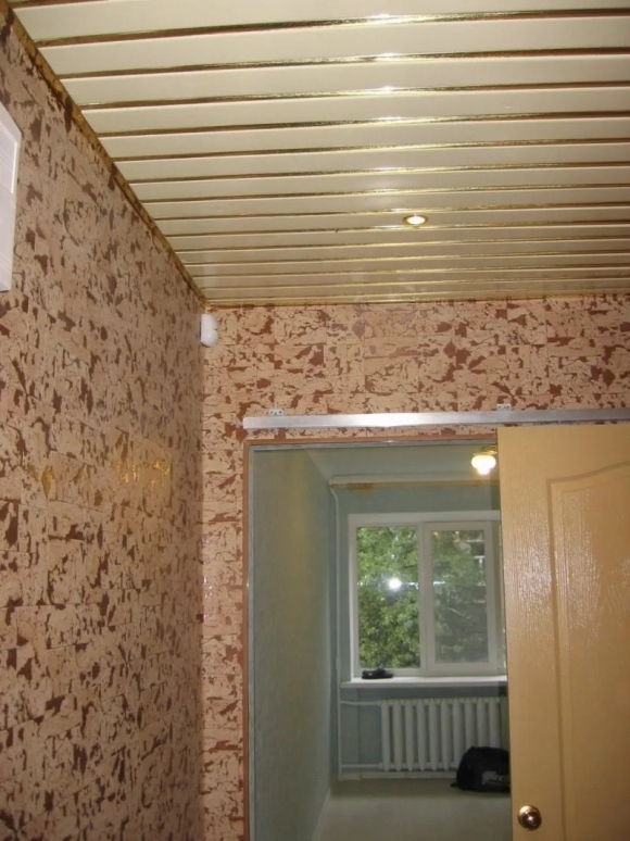 Потолок из пластиковых панелей