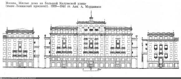 Сталинский Ампир чертежи здания