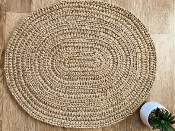 Сканди коврик из джута