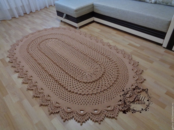 Ковер крючком Crochet Rug