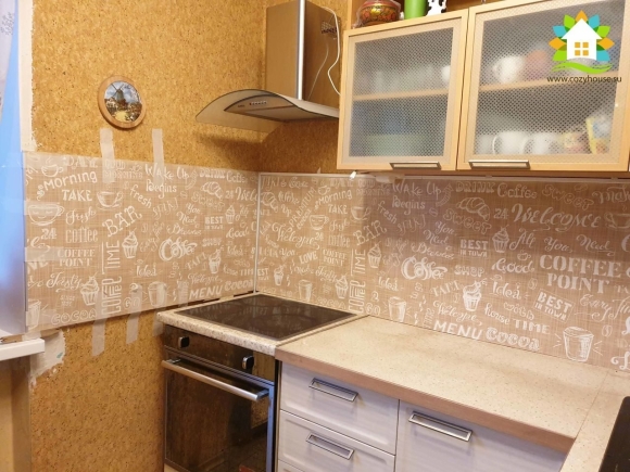 Крепление стеновой панели на кухне