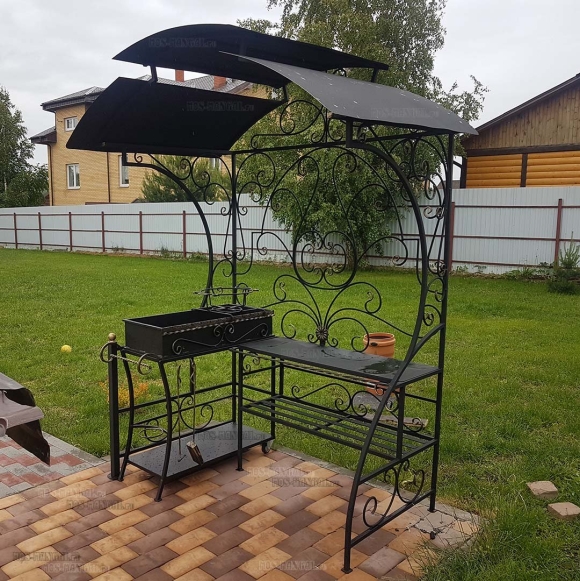 Навес для мангала шашлычник