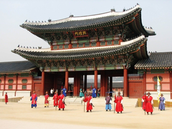 Дворец Gyeongbokgung Южная Корея