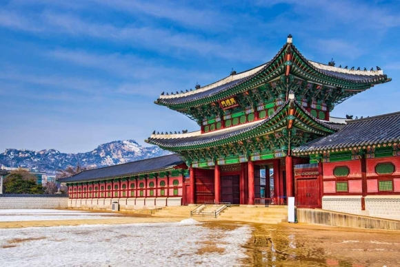 Дворец Gyeongbokgung Южная Корея