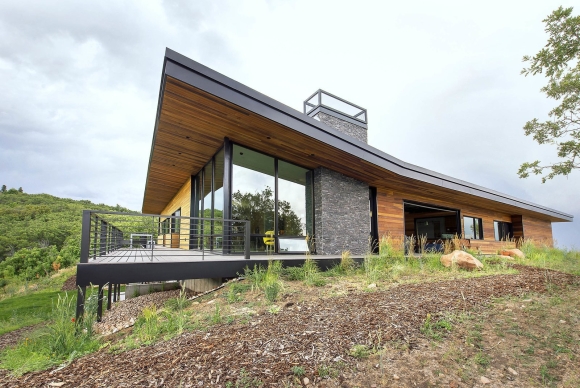 Проект дома на склоне House Wiesenhof