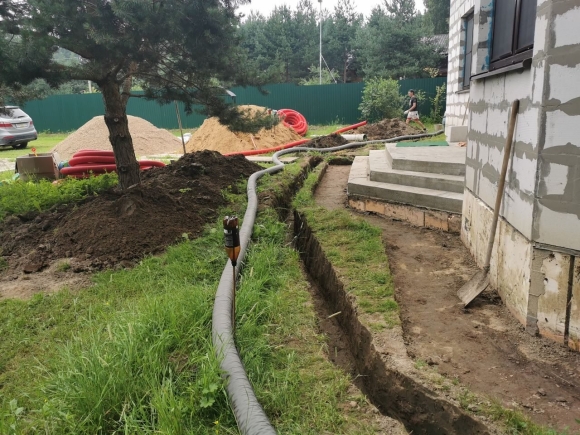 Поверхностный дренаж участка