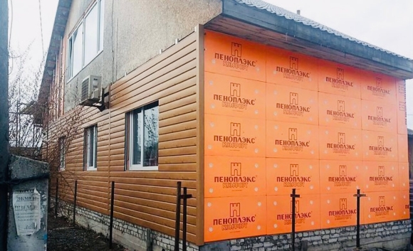 Экструдированный пенополистирол Пеноплэкс стена