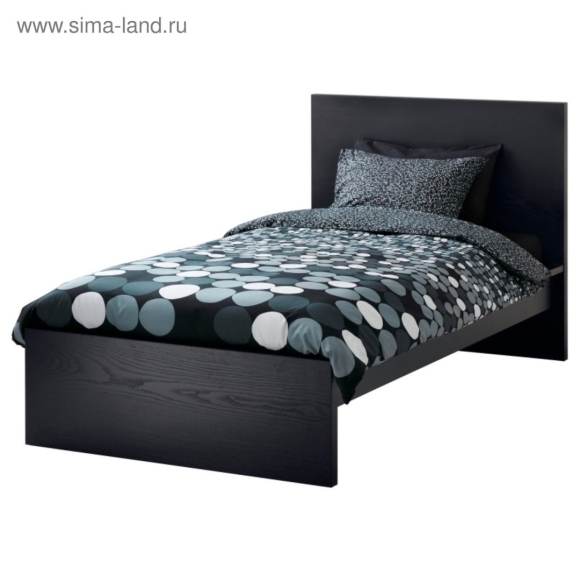 Кровать икеа МАЛЬМ черная