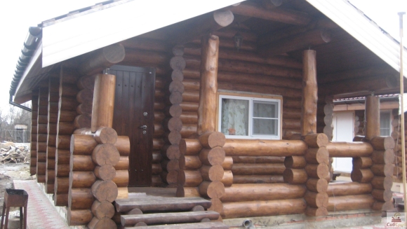 Сруб бани