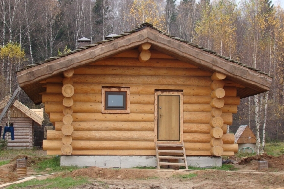 Бревенчатая баня
