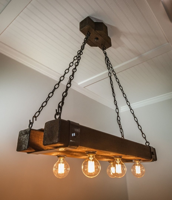 Светильник Wood Chandelier