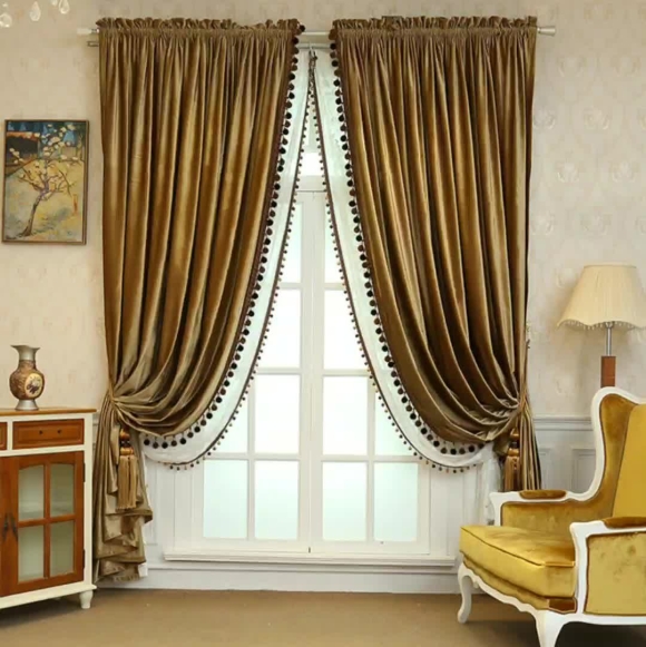 Портьеры из бархата
