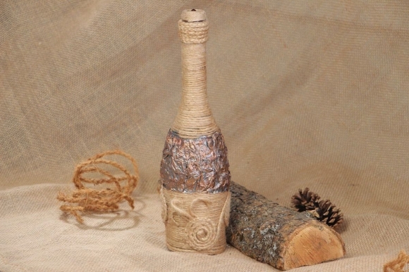 Декорированные бутылки