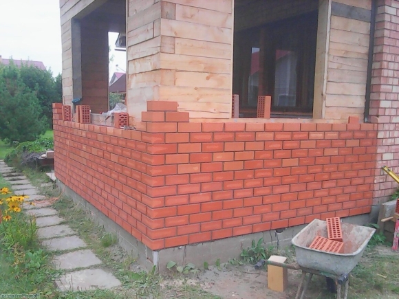 Облицовка из кирпича