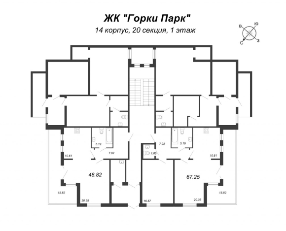 Планировка серебряный парк