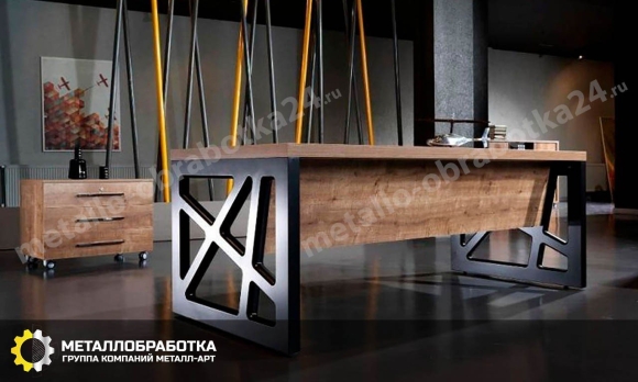 Мебель из металла в стиле лофт и Индастриал