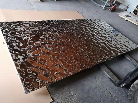 Water Ripples Stainless Steel Sheet