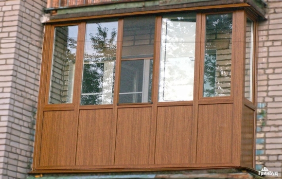 Наружная отделка балкона