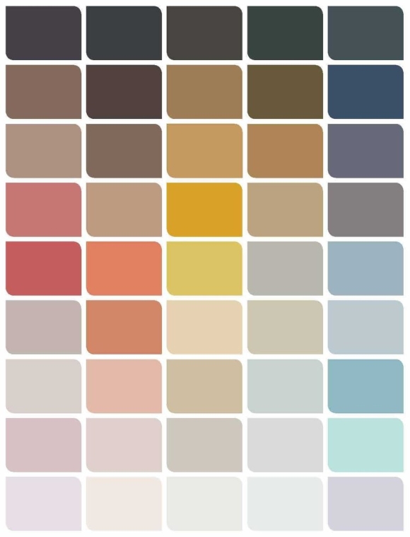 Краски для стен Dulux палитра цветов