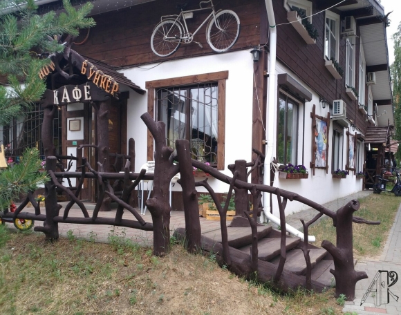 Перила из дерева под старину